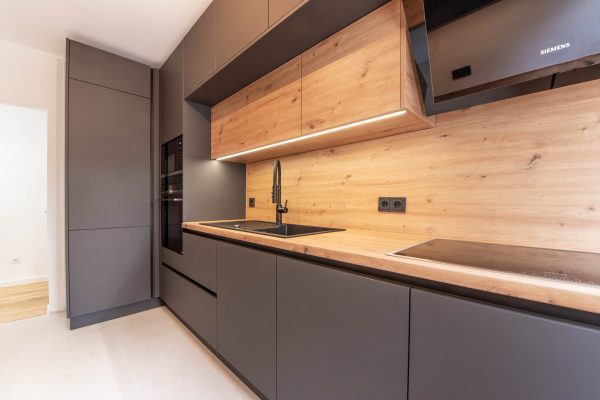 Elegante Küchenfront