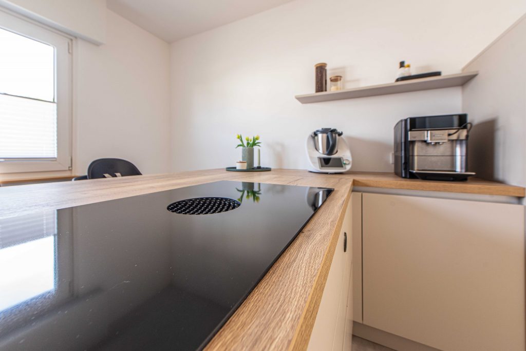 Designerküche mit Bora Kochfeld