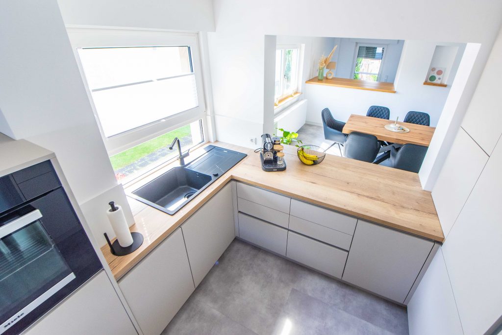 Offene Designerküche