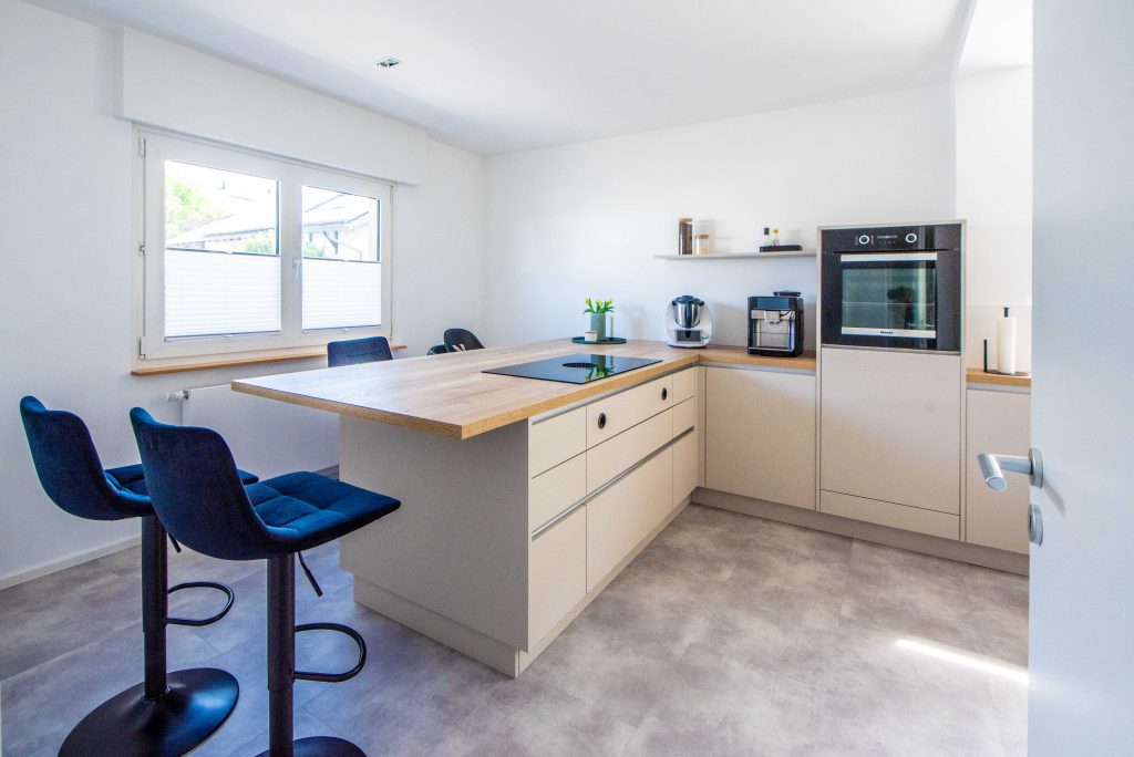 Designerküche mit Kochinsel