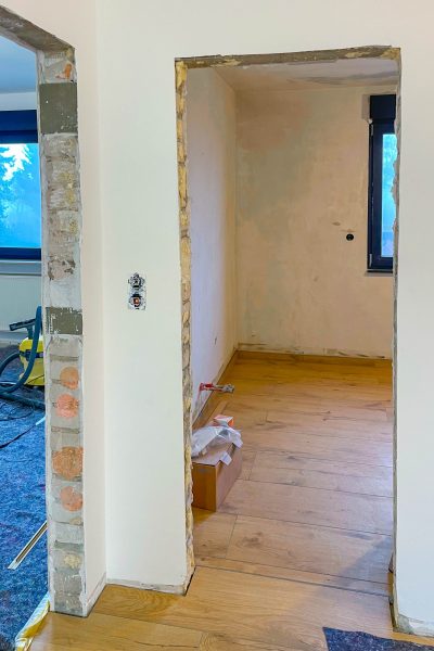 Türöffnung Türeinbau