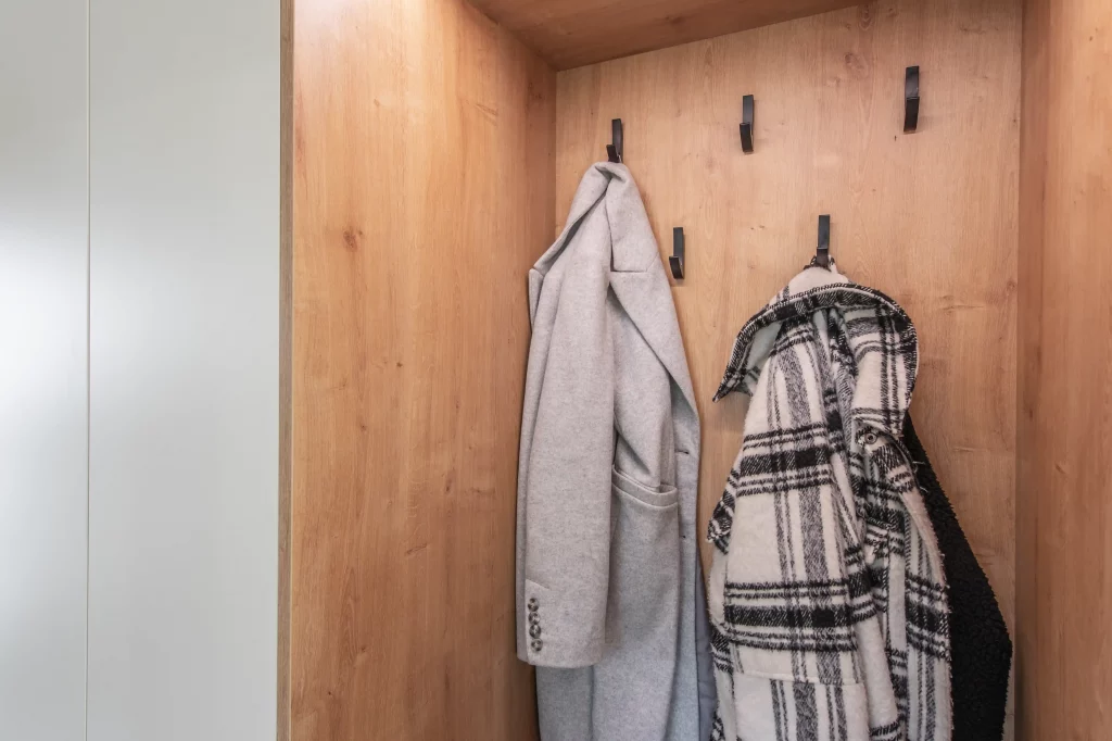 Garderobe mit Kleiderhaken